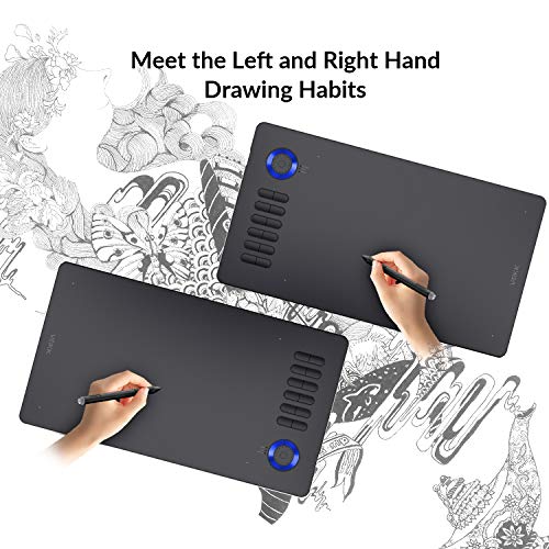 Veikk A15 Pro 10x6" 8192 Level 5080 LPI Grafik Tablet + Kalem