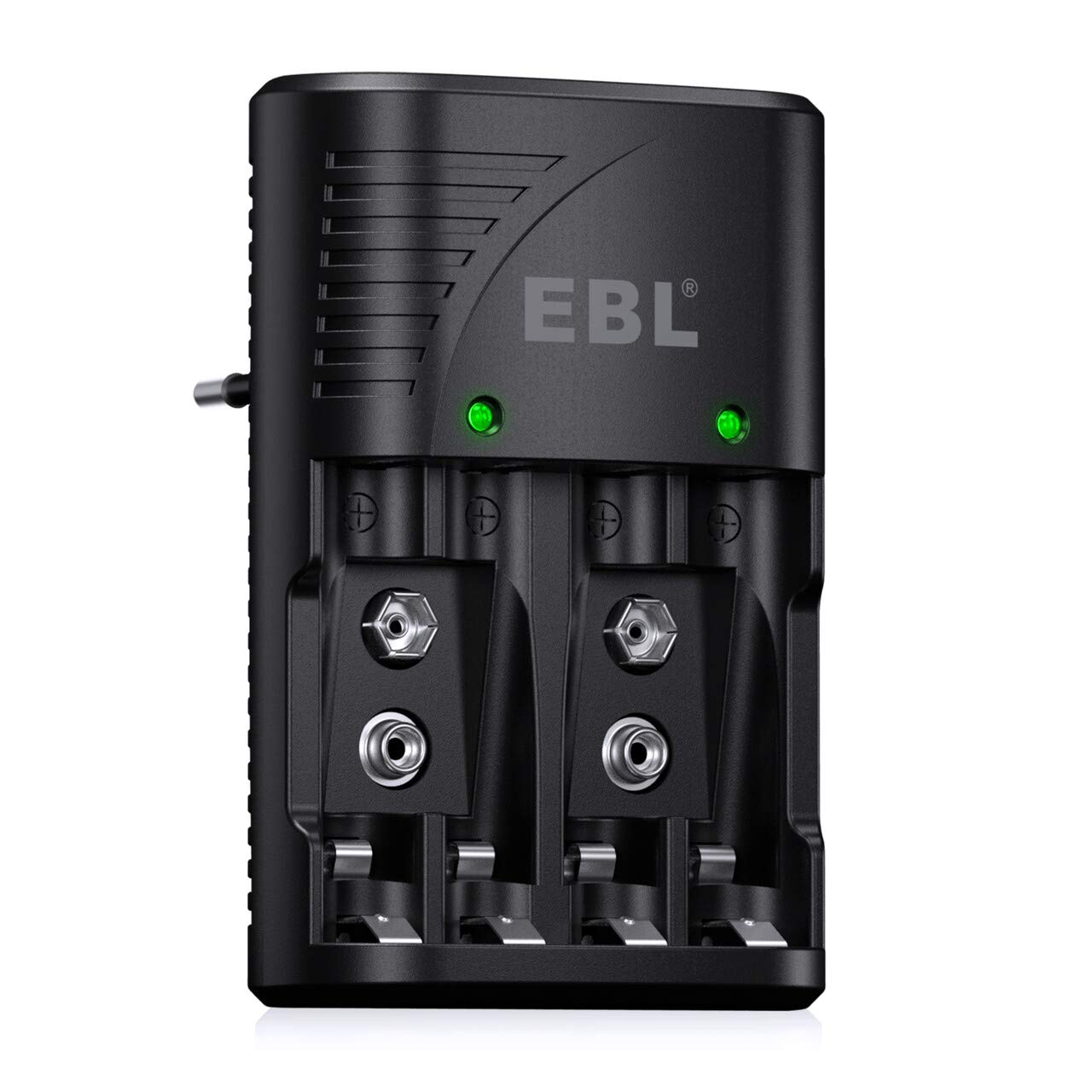 EBL NI-MH AA/AAA ve 9V Piller İçin Hızlı Şarj Cihazı - 4 Yönlü LED Ekranlı Şarj Cihazı 6802