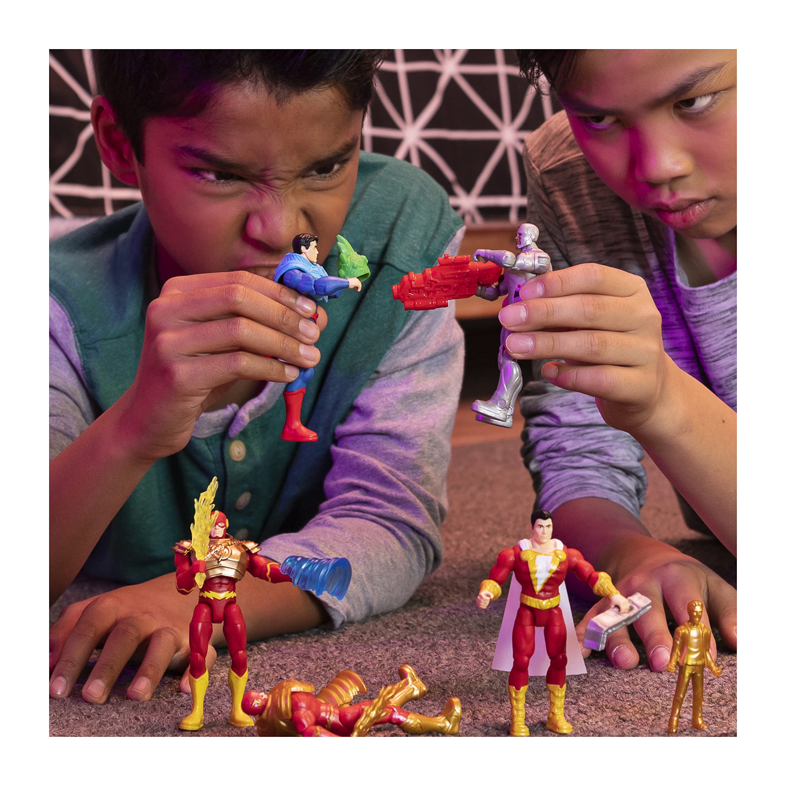 DC Comics 10 cm SUPERMAN 3 Gizem Aksesuarlı Aksiyon Figürü, Macera (Asorti)