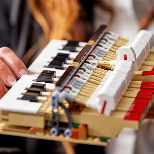 LEGO Ideas Kuyruklu Piyano 21323 – Yetişkinler için İnteraktif Yapım Seti, Hobi Tutkunları ve Müzik Severler için Sergilenebilir Model, Özel Günler için Harika Hediye Fikri (3662 Parça)