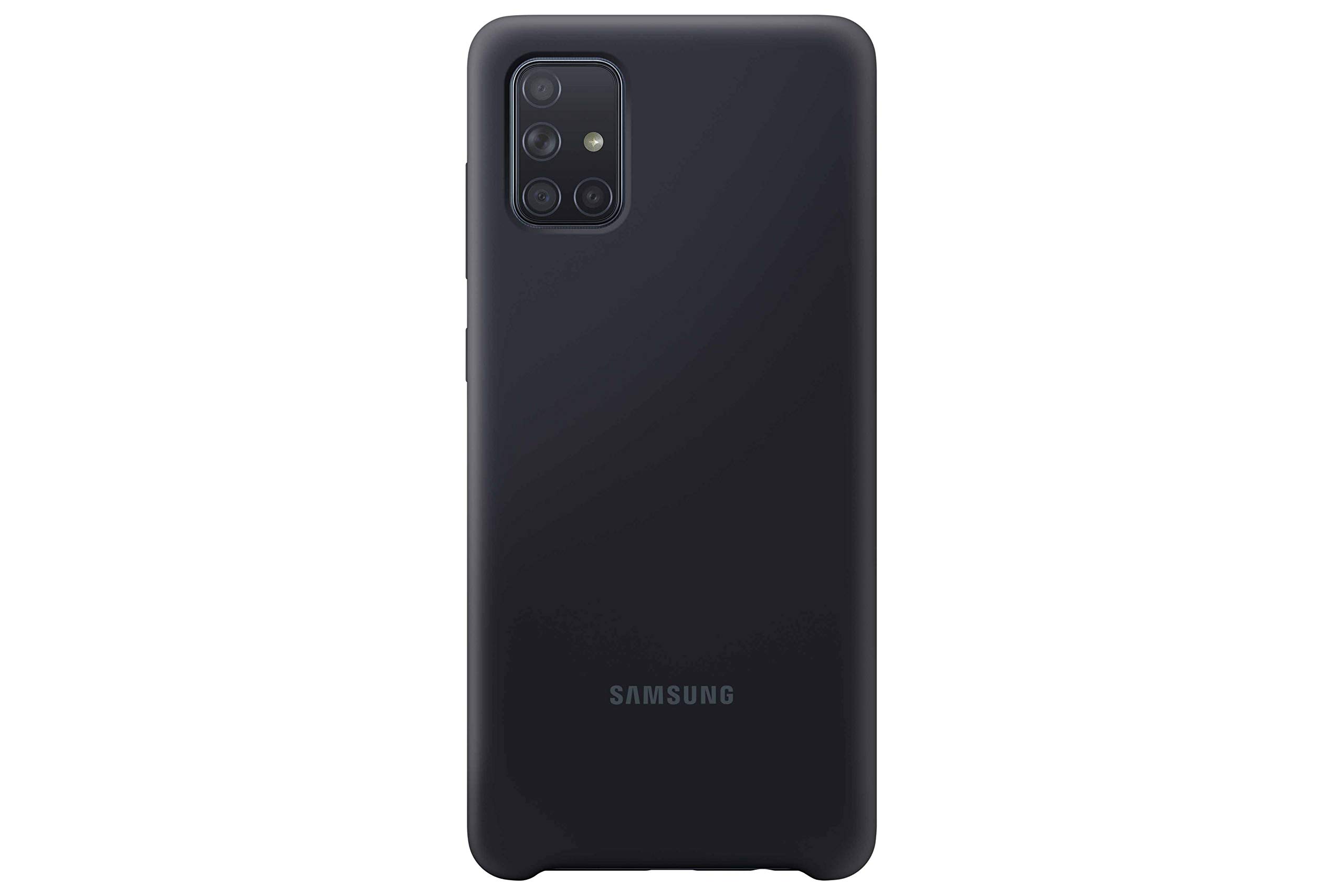 Samsung Galaxy A71 Silikon Cep Telefonu Kılıfı, Siyah