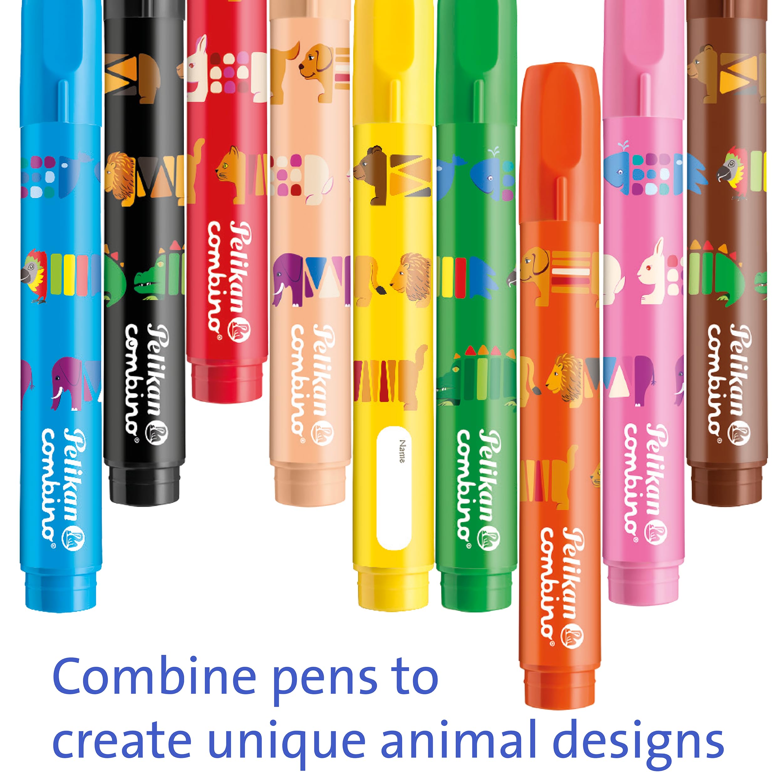 Pelikan Combino 9lu Jumbo Keçeli Kalem