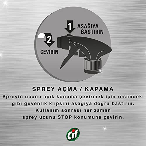 Cif Perfect Power Ocak & Fırın & Mangal için Sprey Temizleyici (1 x 435 mL)