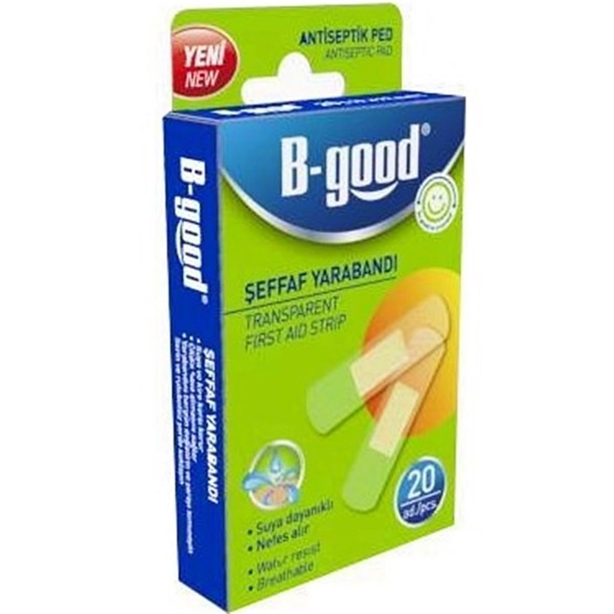 B-GOOD-Şeffaf Yara Bandı 20'Li