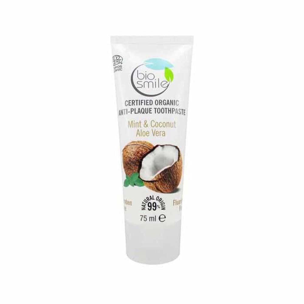 Smiley Bio Smile Diş Macunu 75Ml Nane Hindistancevizi Ve Aloe Vera