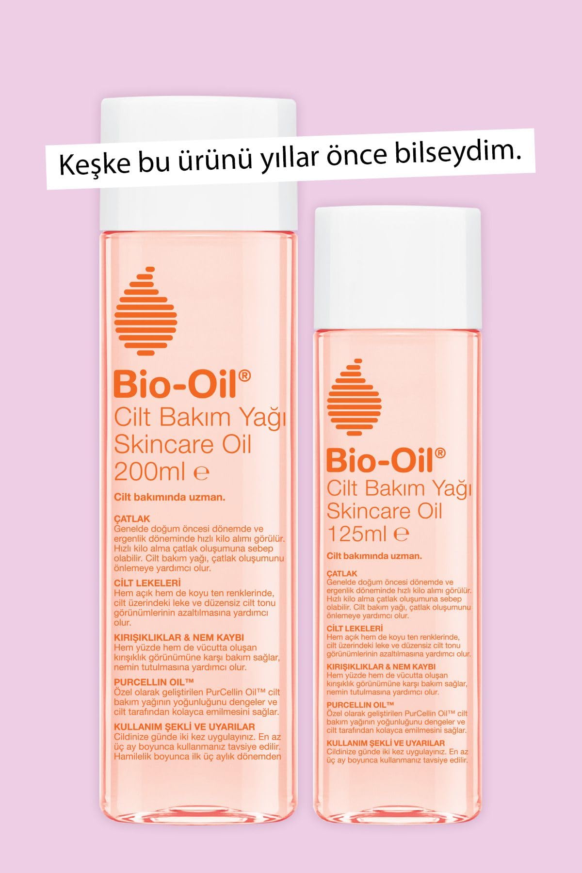 Bio-Oil Çatlak Karşıtı & Leke Karşıtı Nemlendirici Cilt Bakım Yağı 125 ml