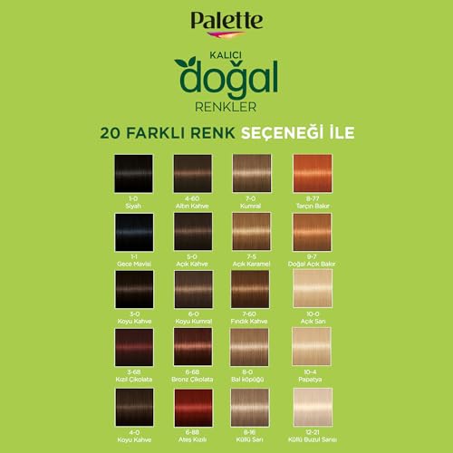 Palette Kalıcı Doğal Renkler 10-0 Açık Sarı Saç Boyası