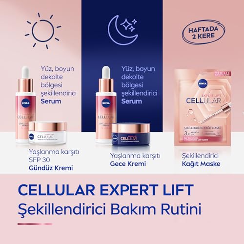Nivea Face Cellular Cilt Dolgunlaştırıcı Yüz Maskesi 28 gr (1 x 28 gr)