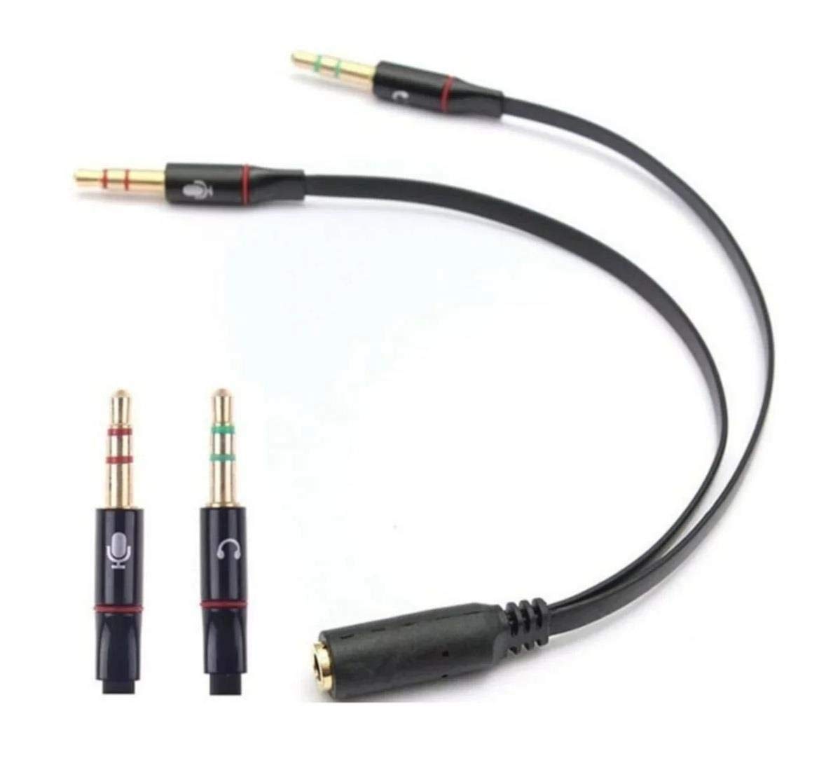 Alfais 4457 Kulaklık Mikrofon Çevirici Ayırıcı Dönüştürücü Çoklayıcı Adaptör