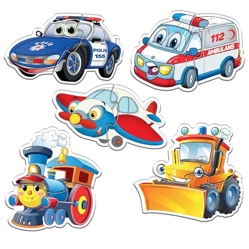 Circle Toys Baby Puzzle Sevimli Araçlar