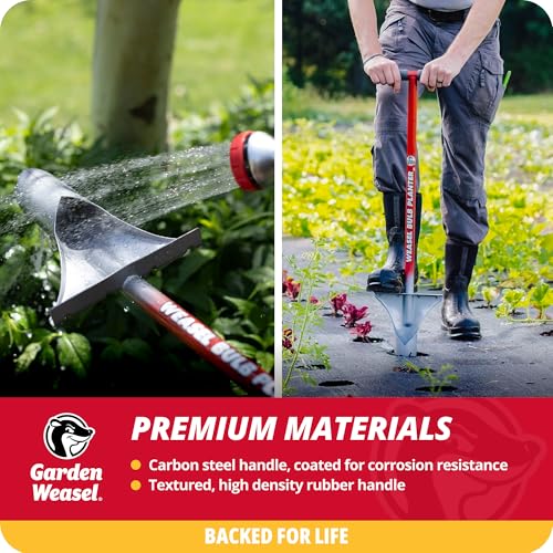 Garden Weasel Ampul Ekici - Uzun Saplı | Yıllıklar, Zemin Örtüsü, Sebzeler, İlkbahar ve Sonbahar Ampulleri | Çim Kesici, Sökücü ve Takıcı, Çim Ekici, Ampul Dikim Aracı | 91350