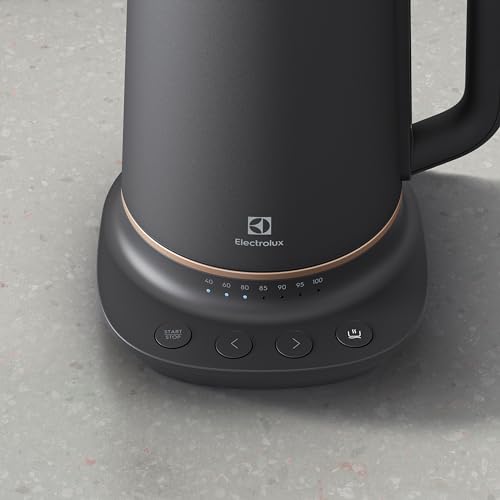 Electrolux E7K1-6BP Explore 7 Kettle | 2400W, 1.7L Kapasite, Kireç Filtresi, Otomatik Kapanma, Sıcaklık Ayarlı Kettle | Çay, Kahve ve Sıcak İçecekler İçin