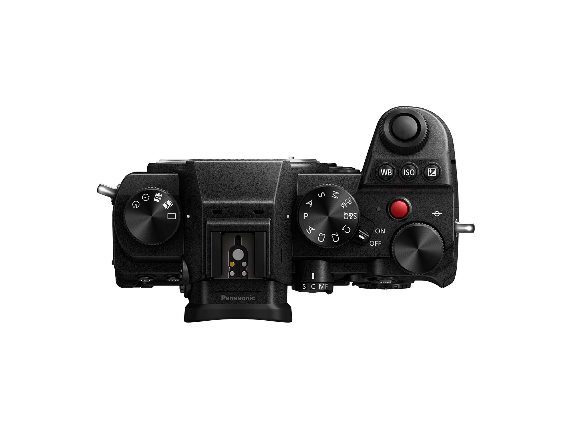 Panasonic LUMIX S DC-S5 tam çerçeve kamera (4K, L-Mount süngü, 24,2 megapiksel sensör, V log, toz ve su sıçramalarına karşı korumalı), siyah