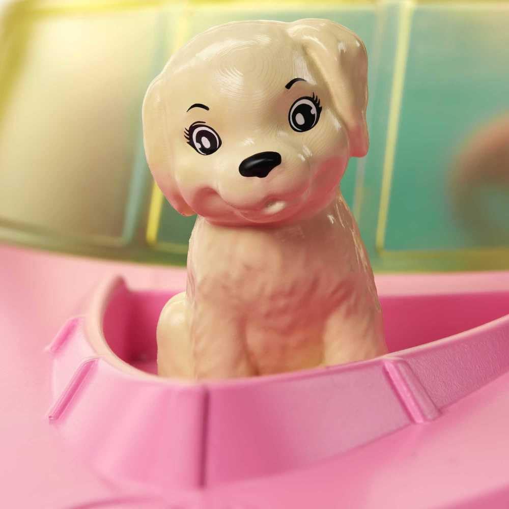 Barbie Bebek ve Teknesi Barbie Bebek ve Teknesi, Oyuncak Köpek ve Aksesuarlar İle Suda Yüzer, 3-7 Yaş Arası İçin GRG30 GRG30