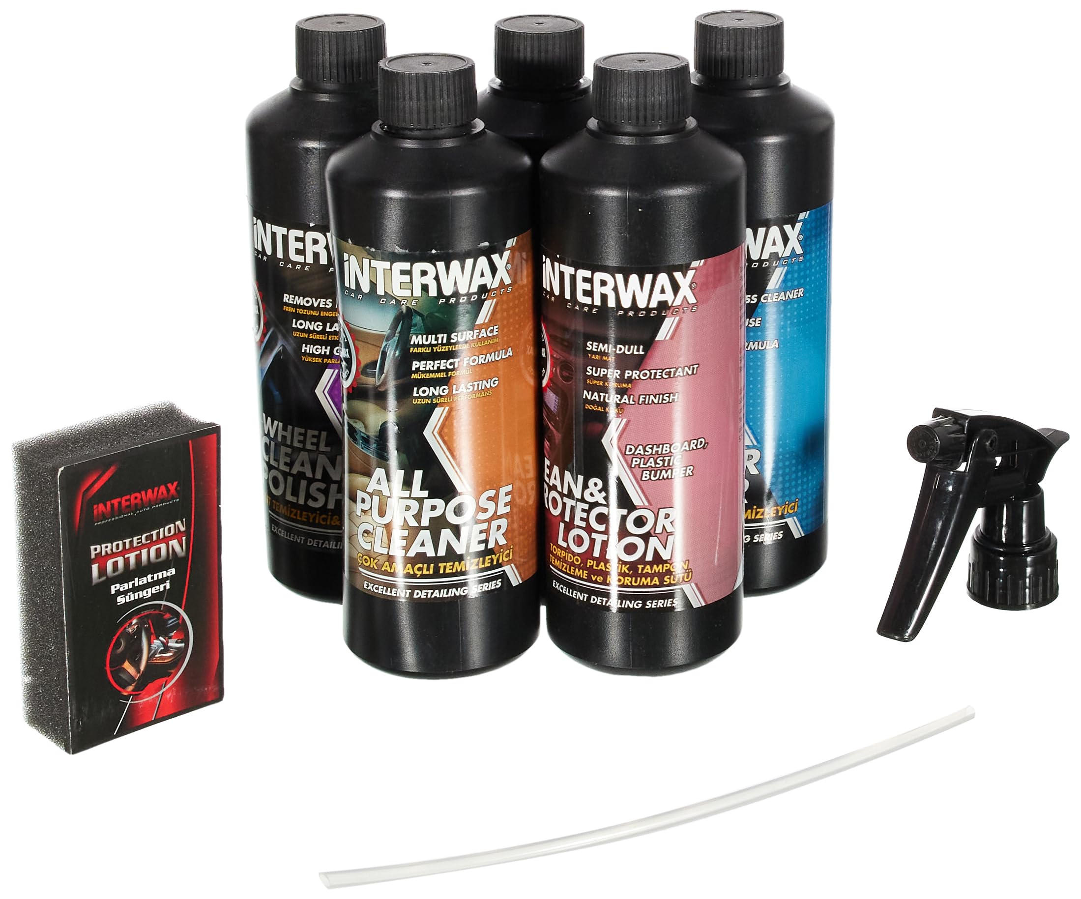 interwax 5'li Oto Bakım Seti, 500ml