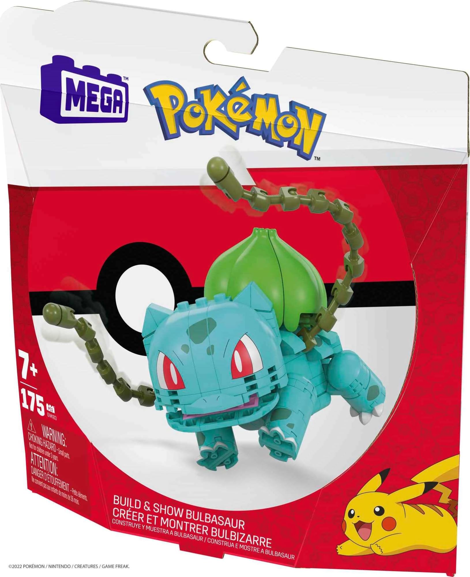Mega Construx Poka © mon Bulbasaur Construction Set Çocuklar için Yapı oyuncakları