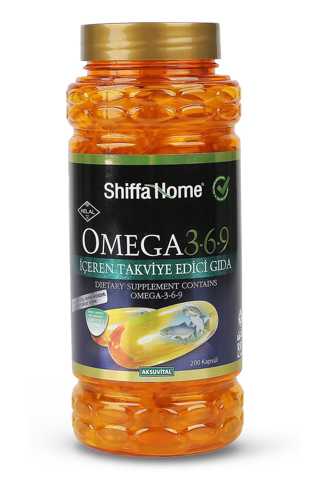 Aksu Vital Shiffa Home Omega 3-6-9 200Softgel x 1000 mg