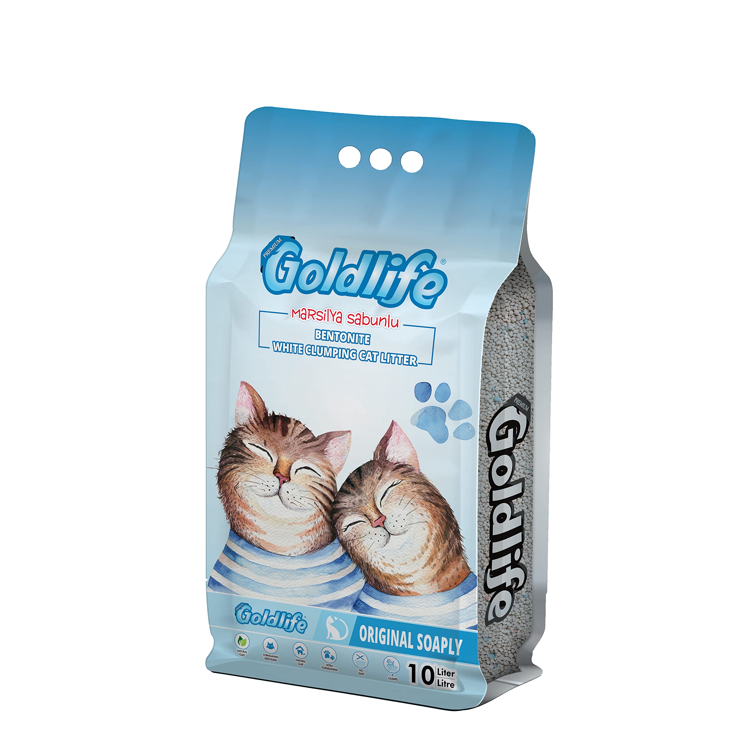 Goldlife Premium Sabunlu 10 lt Kedi Kumu