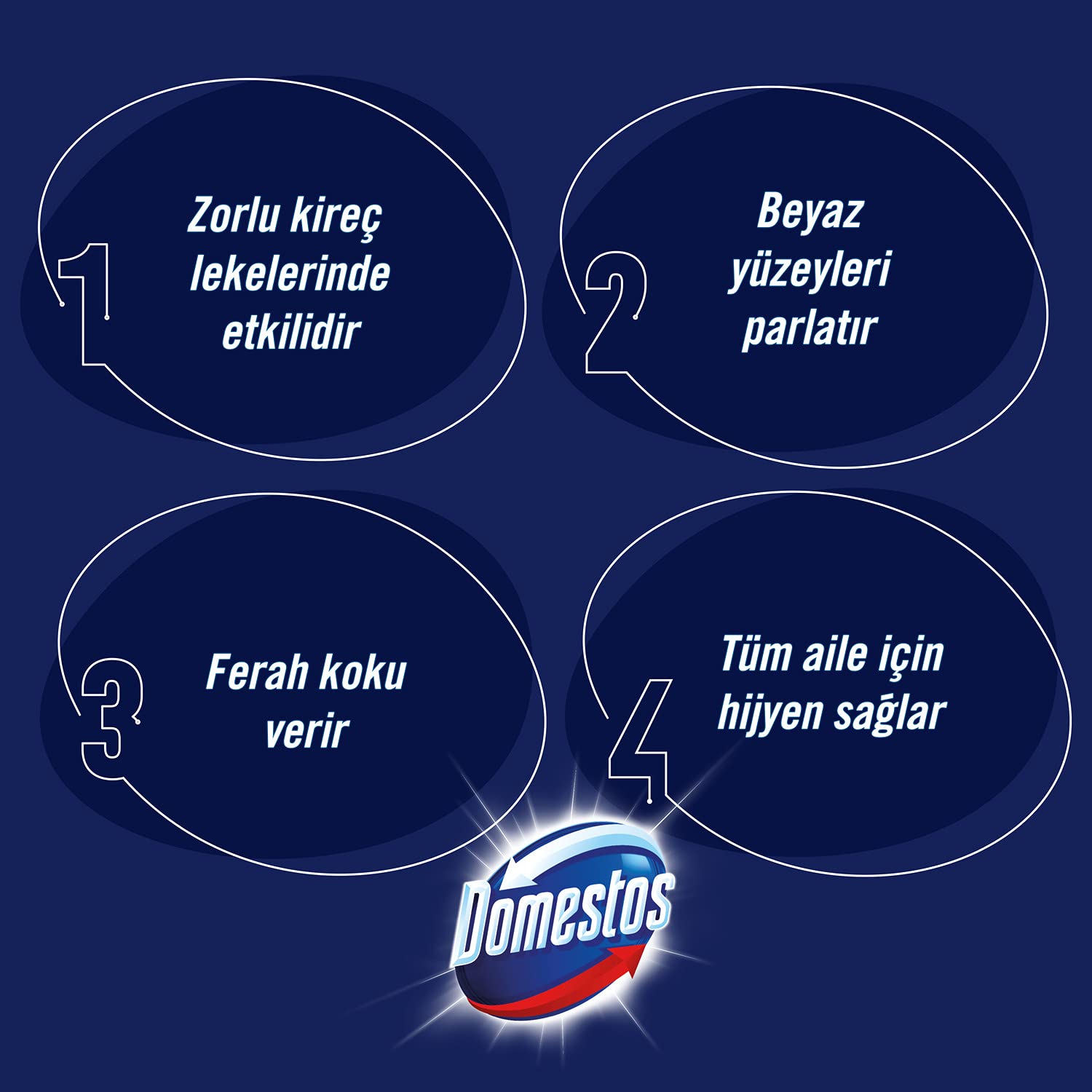 Domestos Tuvalet Temizleyici Renk Değiştiren Tuvalet Uzmanı Kireç Çözücü 750 ml 1 Adet