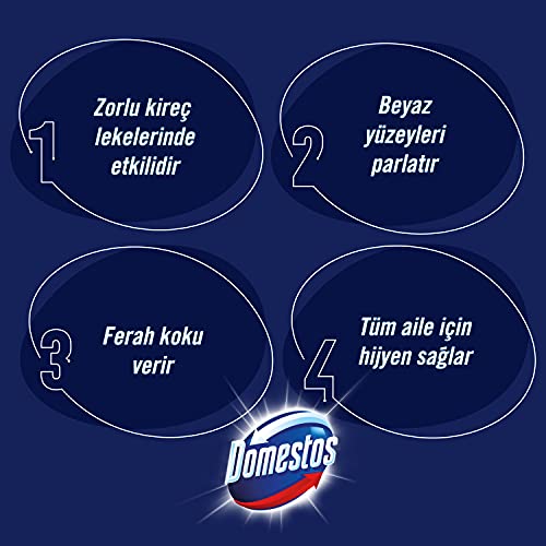 Domestos Tuvalet Temizleyici Renk Değiştiren Tuvalet Uzmanı Kireç Çözücü 750 ml 1 Adet