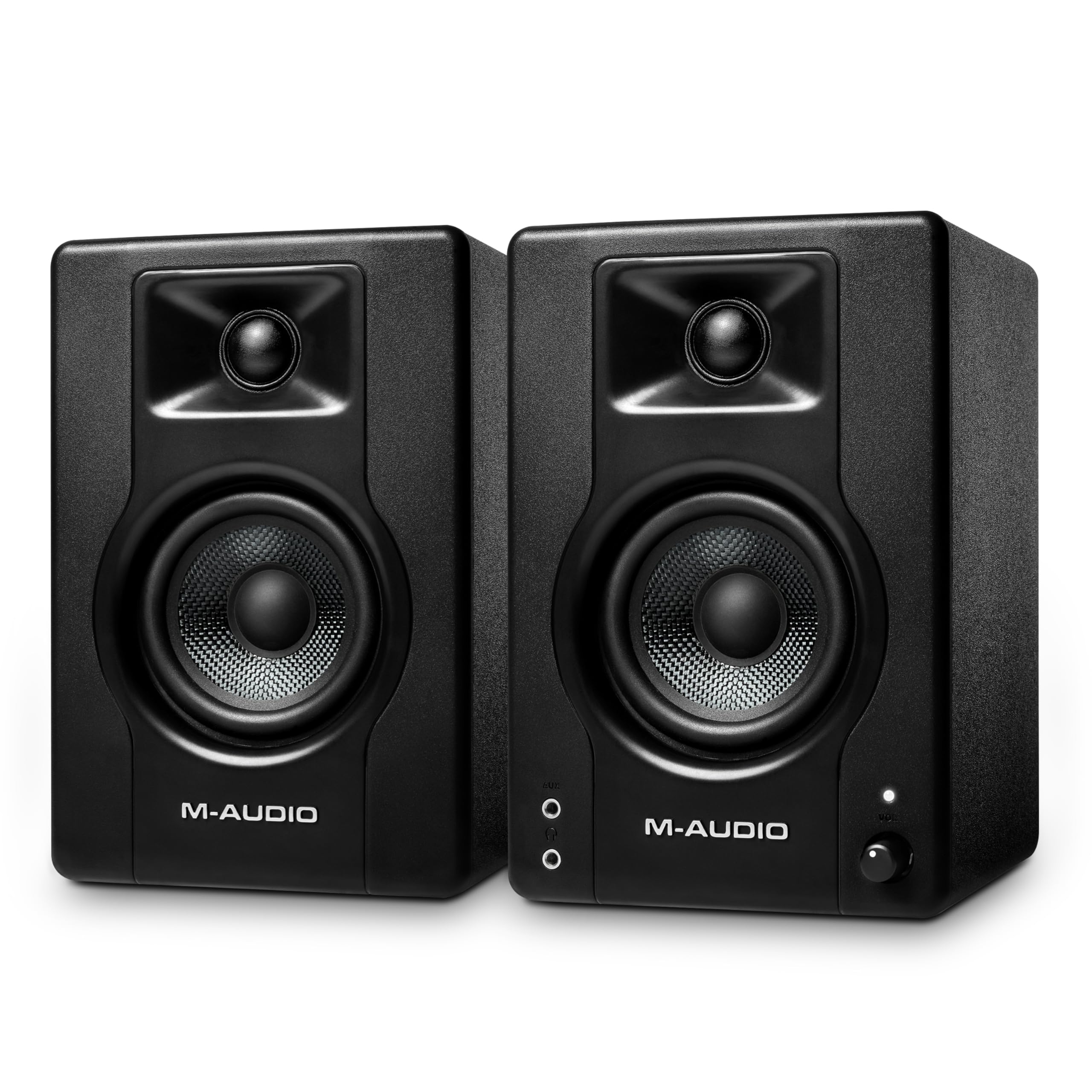M-AUDIO BX3-3.5" Stüdyo Monitörleri, HD PC Hoparlörleri, Müzik Prodüksiyon Yazılımı ile Kayıt ve Multimedya için, 120W, Çift