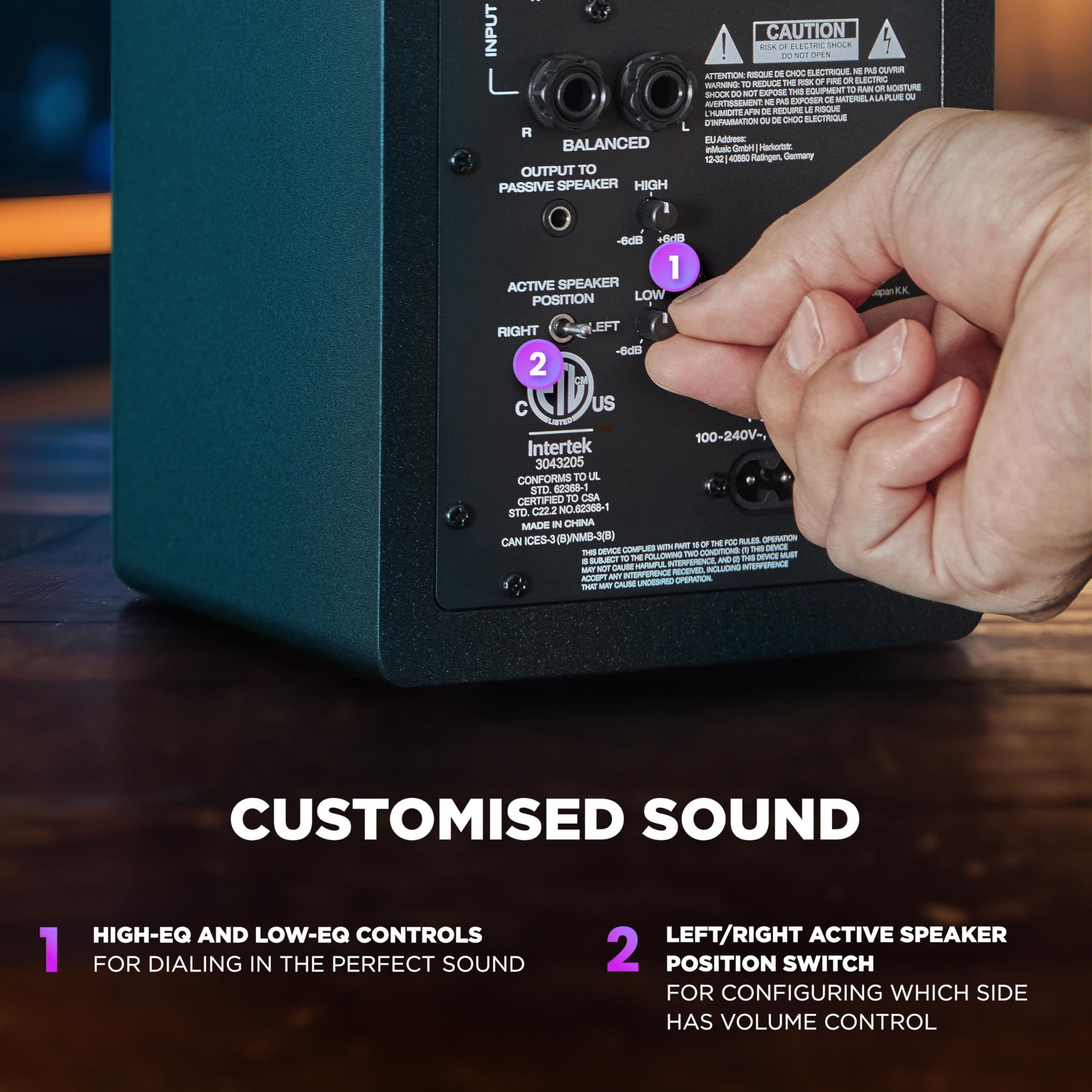M-AUDIO BX3-3.5" Stüdyo Monitörleri, HD PC Hoparlörleri, Müzik Prodüksiyon Yazılımı ile Kayıt ve Multimedya için, 120W, Çift