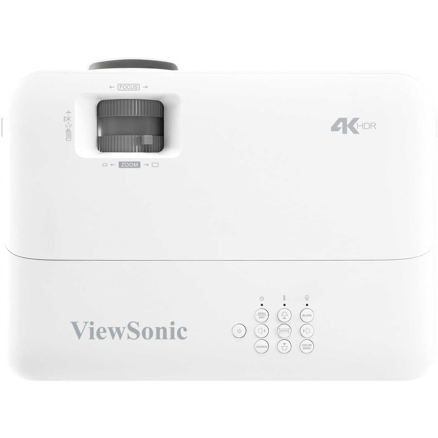 Viewsonic PX701-4K UHD Ev Sineması DLP Işınlayıcı (4K, 3,200 ANSI Lümen, 2x HDMI, 10 Watt Hoparlör, 1,1x Optik Yakınlaştırma, HDR) Beyaz