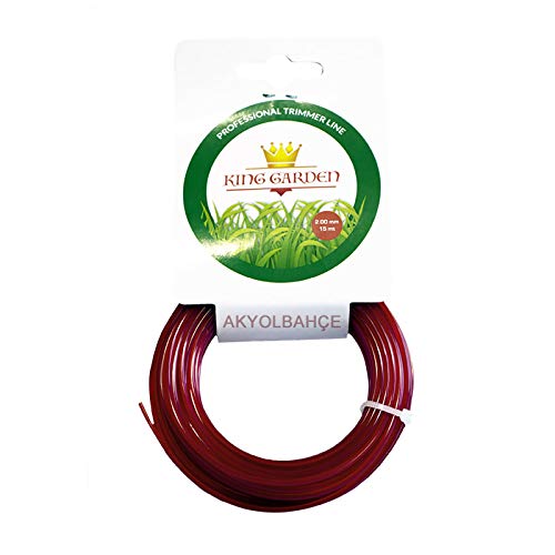 King Garden Tırpan Misinası Ot Çim Kesme İpi 2 MM - 15 M