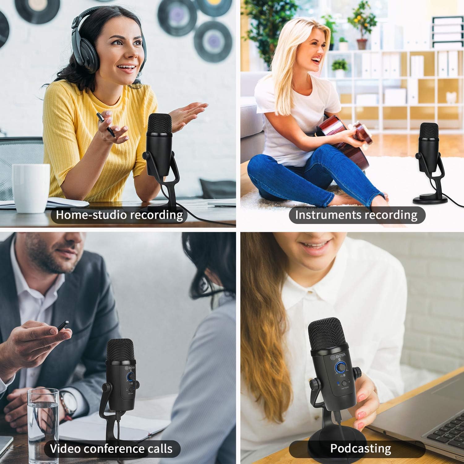 Boya BY-PM500 USB Kondansatör Mikrofon