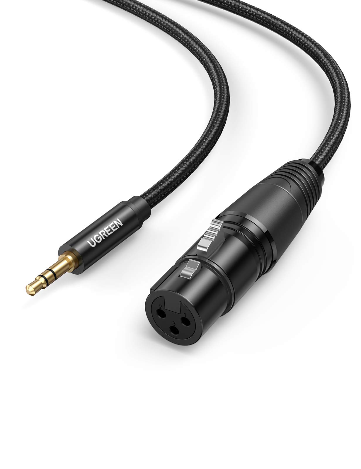 Ugreen 3.5mm to XLR Mikrofon Ses Kablosu Örgülü 1 Metre