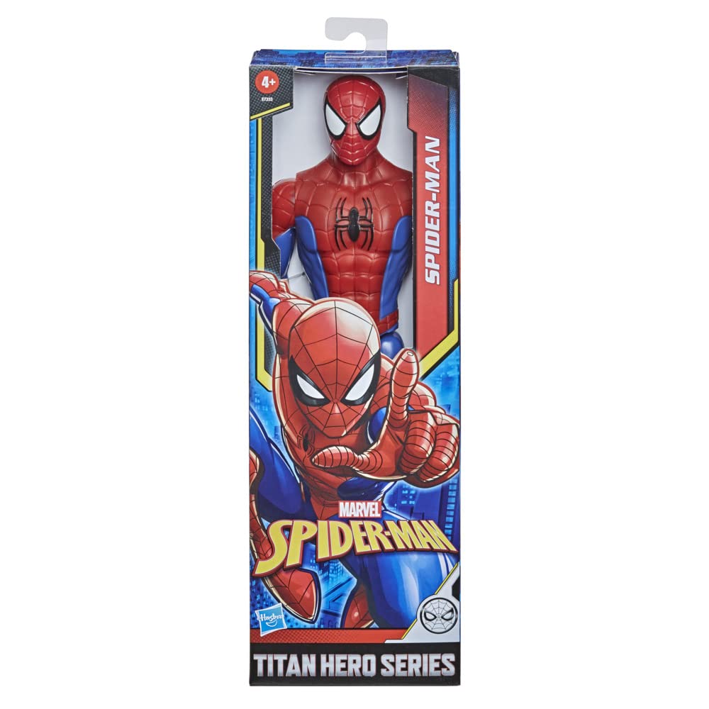 Marvel Örümcek Adam Titan Hero Dizisi, Eklemli Aksiyon Figürü, Mavi