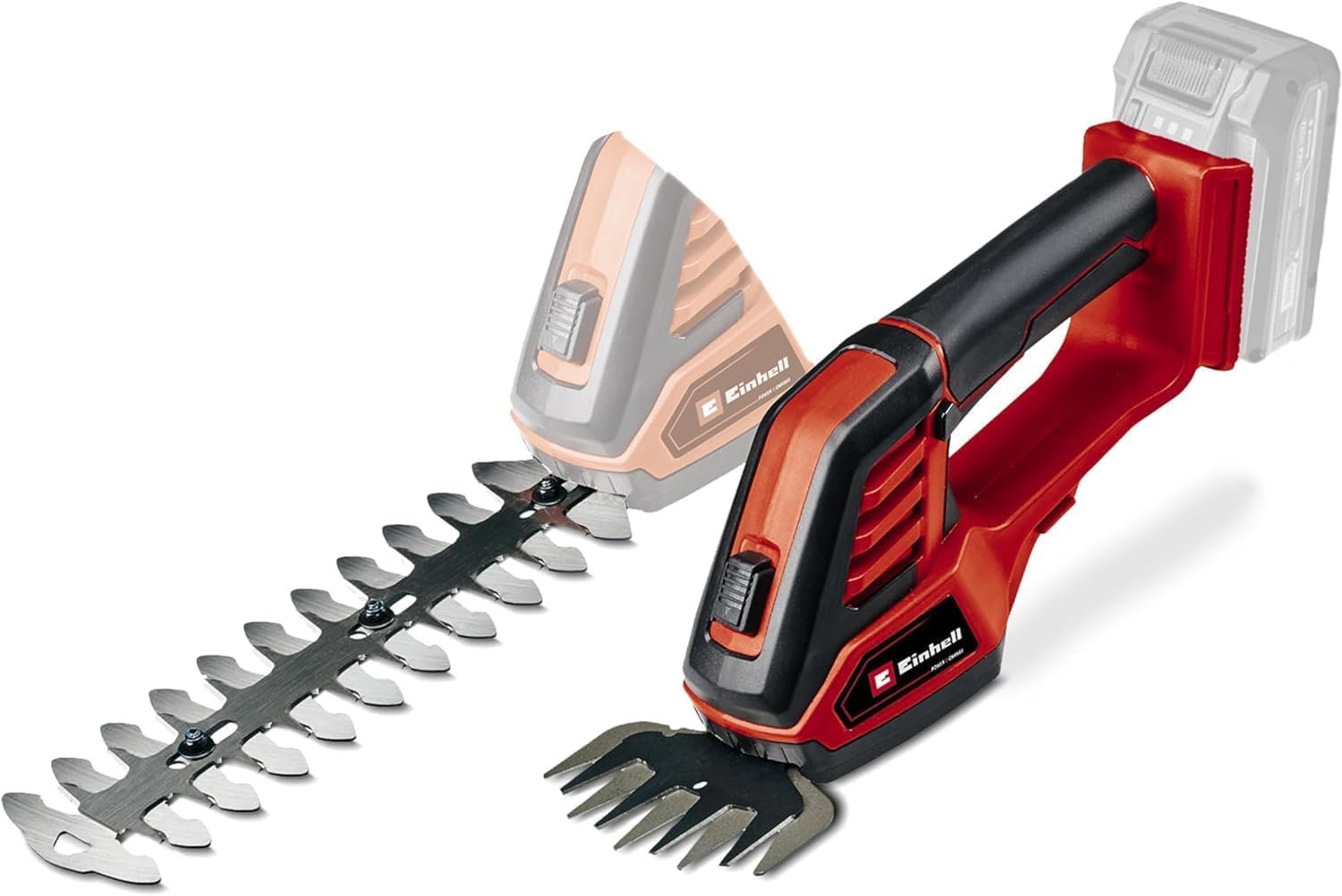 Einhell Akülü Çit Budama GE-CG 18/100 Li-Solo Power X-Change (Li-Ion, 18 V, çim bıçağı kesim genişliği 100 mm, çalı bıçağı 200 mm) - 3410313