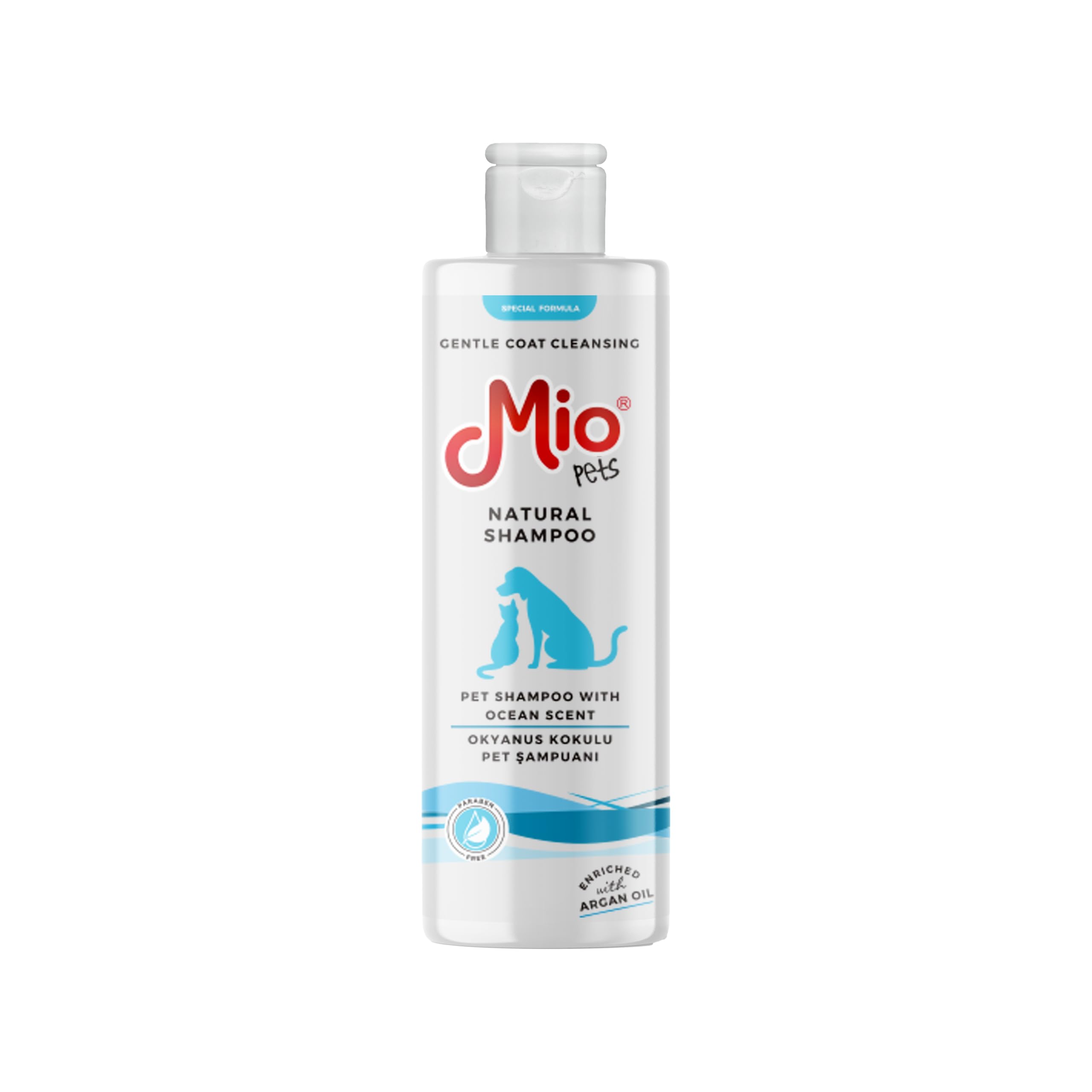 Mio Evcil Hayvan Bakım Ürünleri, Sıvı Şampuan, Okyanus Esintisi, 250 ml