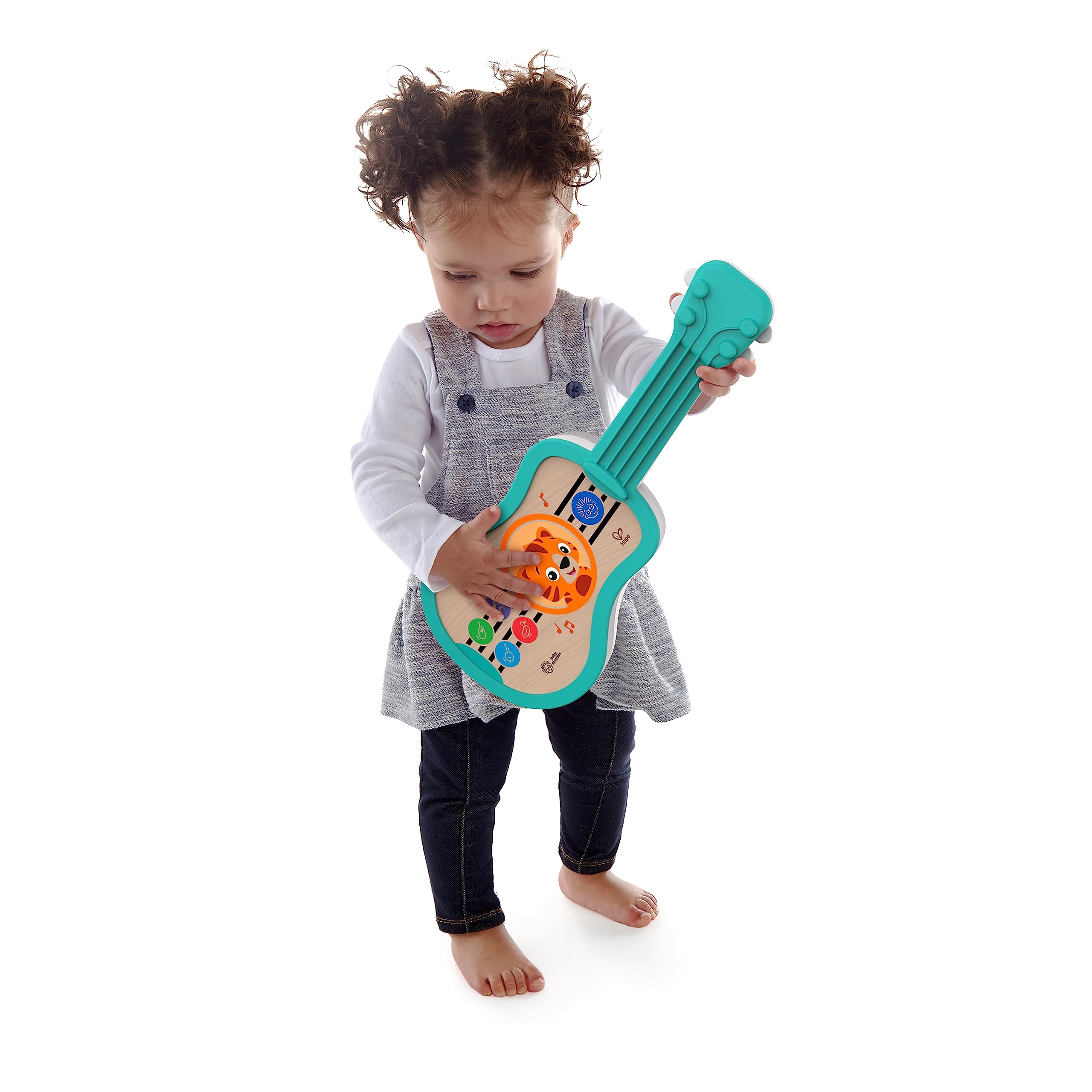 Baby Einstein Dokunmatik Teknolojili Hape Ahşap Ukulele Müzikli Oyuncak Sihirli Dokunmatik Müzik Enstrüman Sesleri ve Hayvan Sesleri 6 Ay ve Üzeri Çok Renkli 1 Adet (1'li Paket)