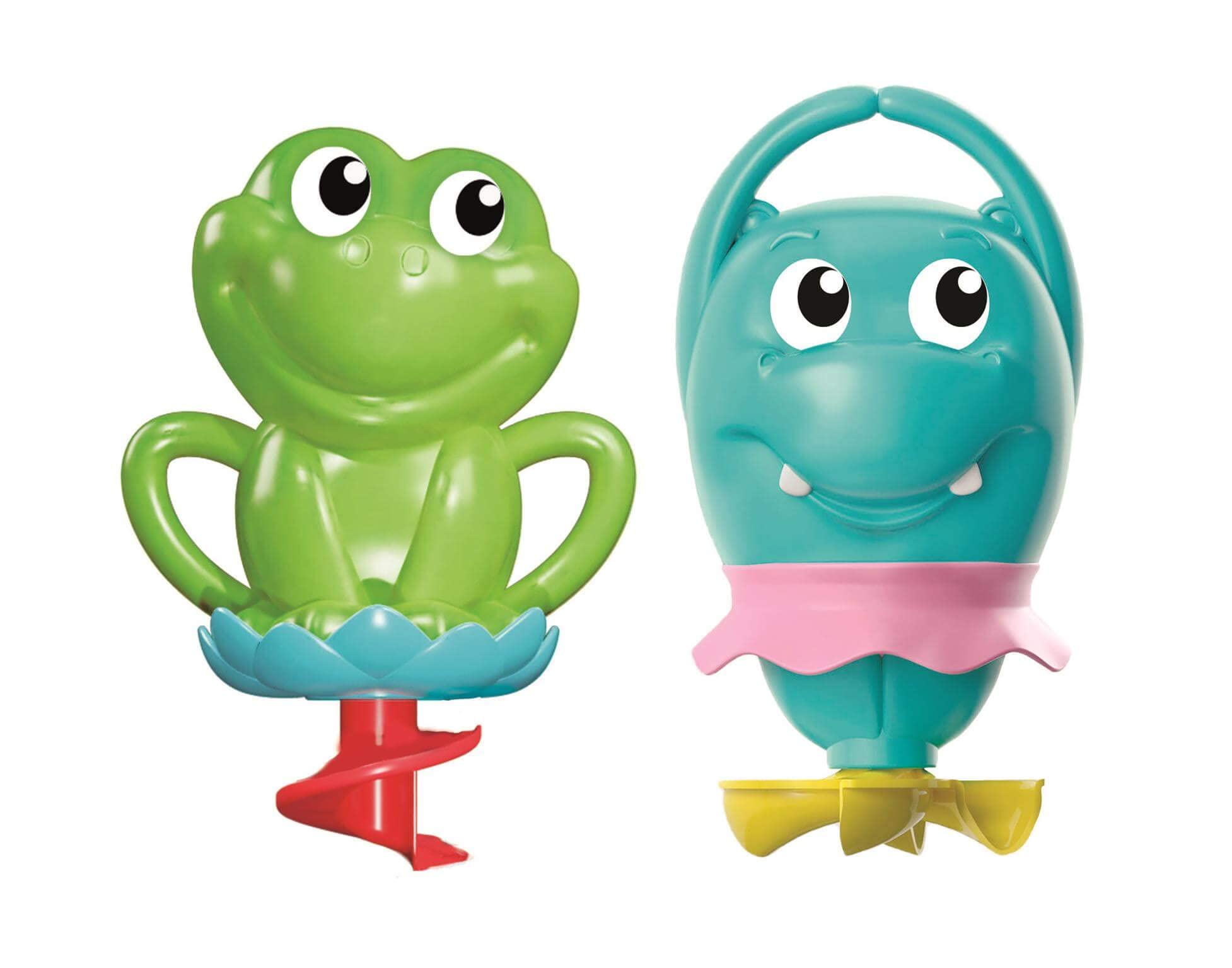 Clementoni - İlk Arkadaşlarım Banyo Oyuncağı, 6-36 Ay, Plastik, 26.3 x 8.7 x 22 cm