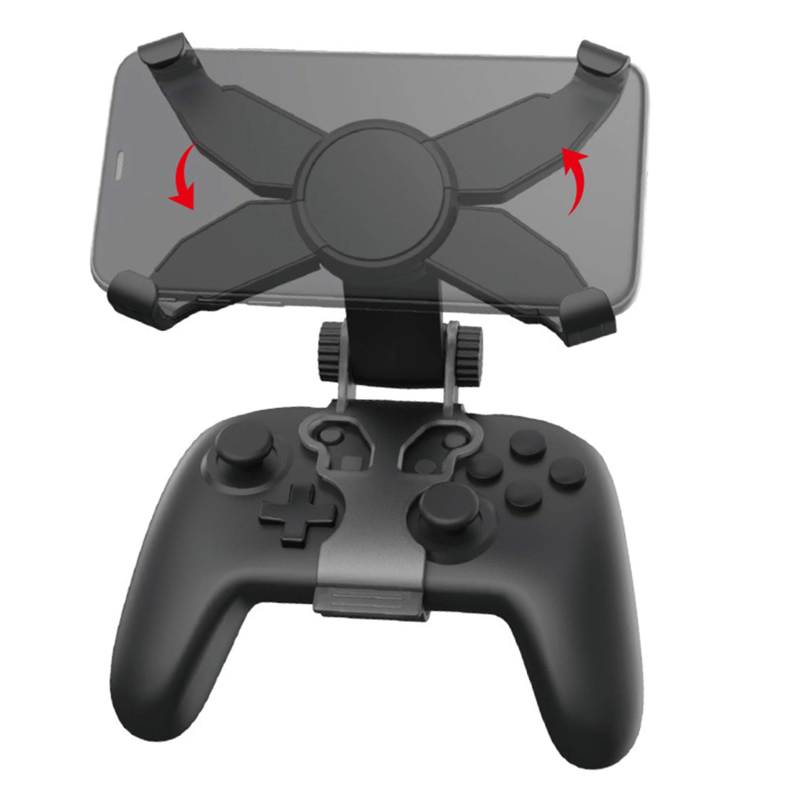 Homeriy 360 Derece Dönen Gamepad Kelepçe Kontrolörü Telefon Klipsi Cep Telefonu Braketi Telefon Tutucu Tutucu NS PRO Pro Kumanda ile uyumlu