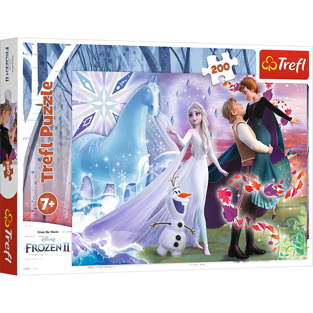 Trefl, Bulmaca, Kız Kardeşlerin Sihirli Dünyası, Disney Karlar Ülkesi 2, 200 parça, 7 yaşından büyük çocuklar için