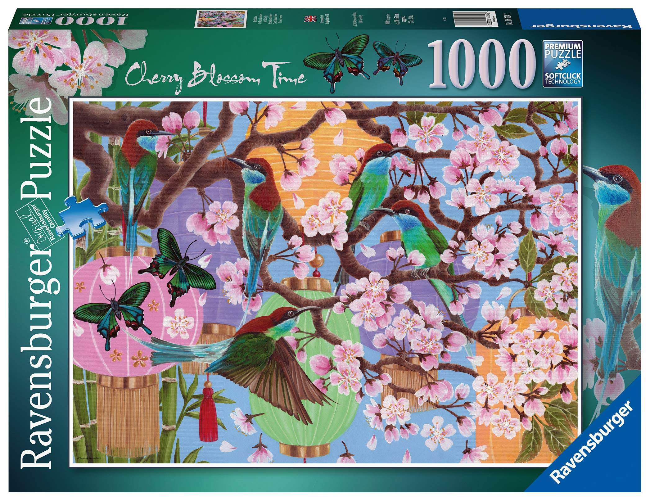 Ravensburger 1000p Puzzle Kiraz Çiçekleri, Yapboz
