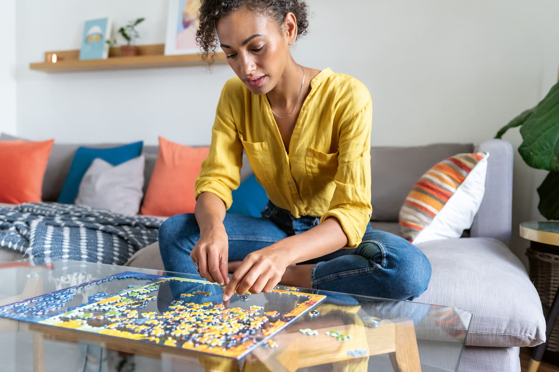 Ravensburger 1000p Puzzle Kiraz Çiçekleri, Yapboz