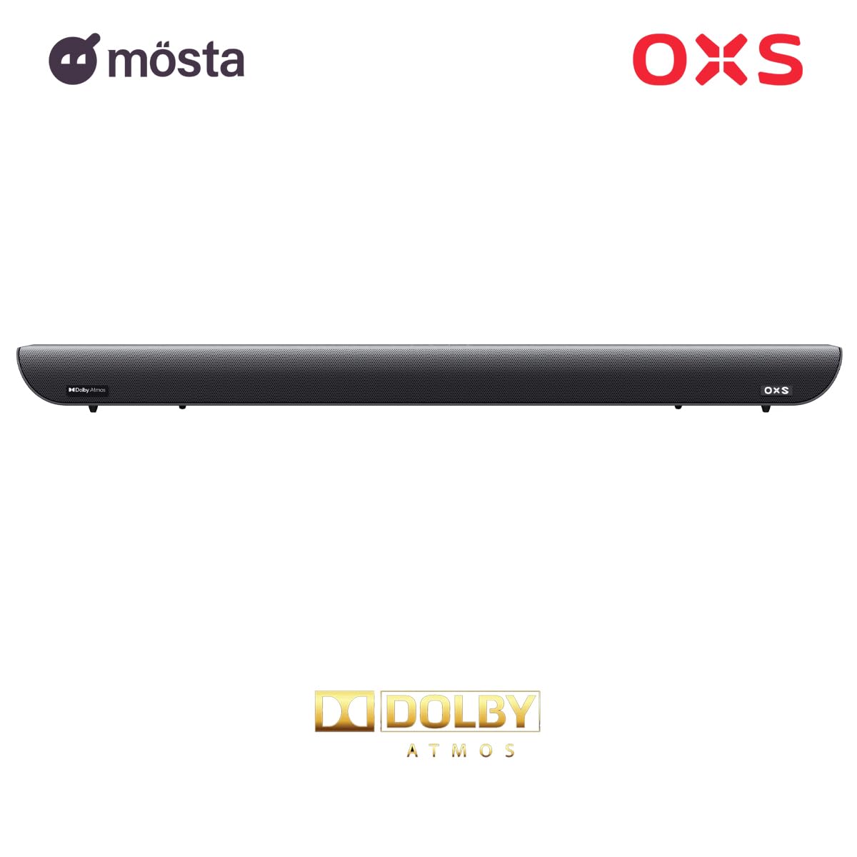 OXS S5 Dolby Atmos Soundbar 3.1.2 kanal, entegre subwoofer, esnek bas, diyalog geliştirme, Bluetooth 5.0 ve HDMI eARC bağlantısı, 5 EQ modu, 4K HDR Geçiş, Ev Sinema Sistemi