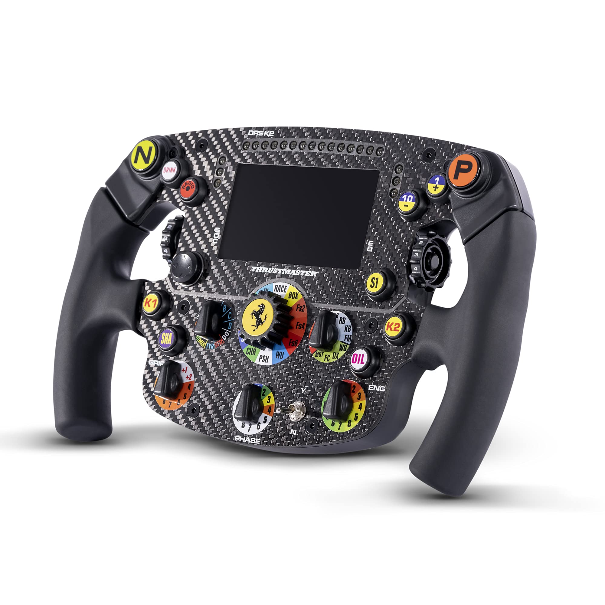 Thrustmaster Formula Wheel Add-On Ferrari SF1000 Edition - PC, PS4, PS5, PS5 Pro, Xbox One ve Xbox Series X|S için LED Ekranlı Yüksek Performanslı Yarış Direksiyonu