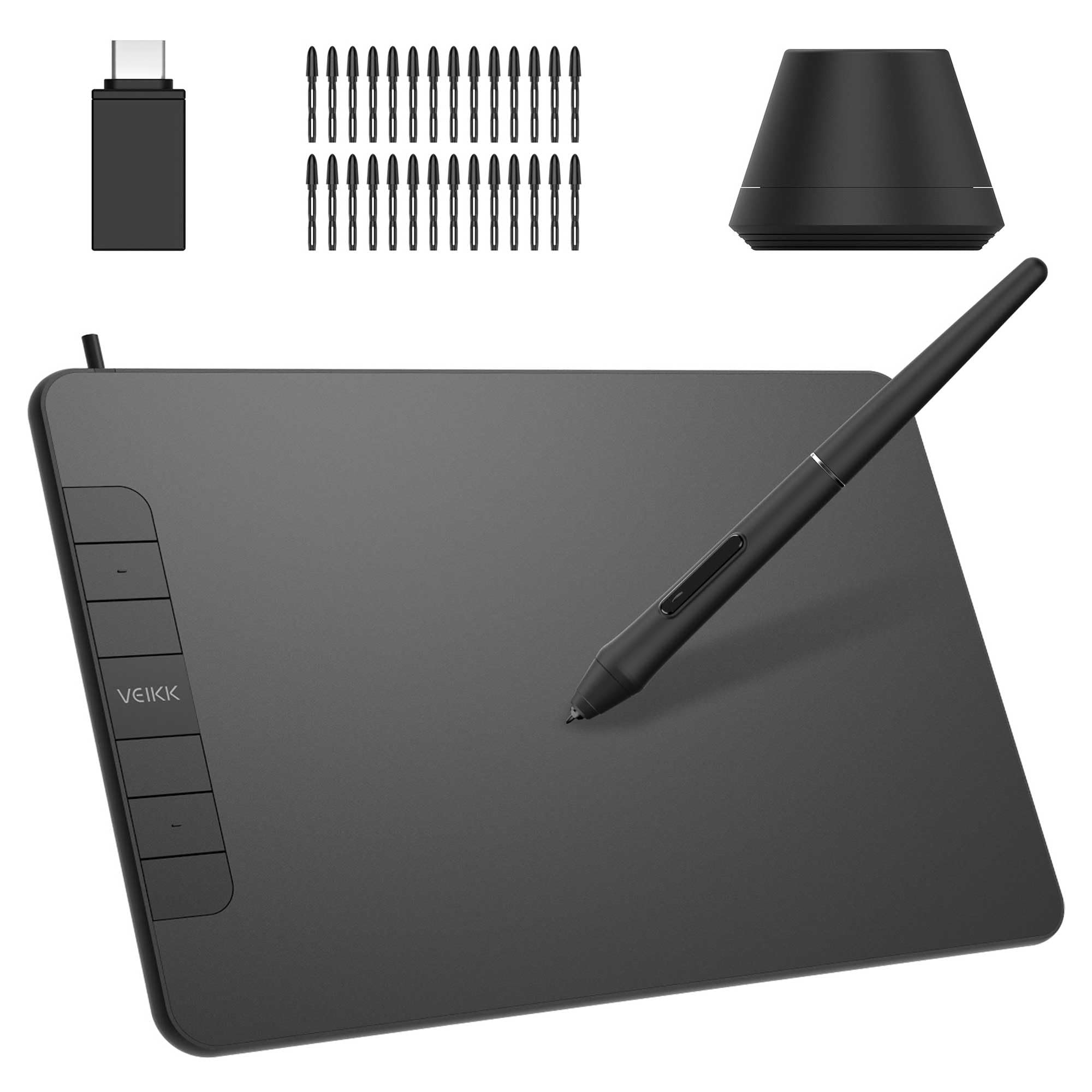 Veikk VK640 6x4" 6 Kısayol Tuşlu Grafik Tablet+Kalem