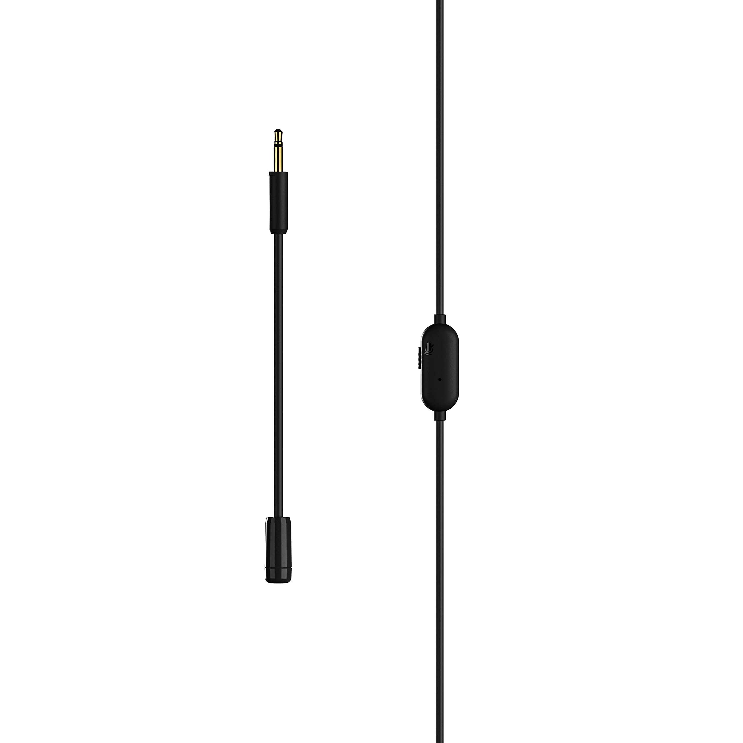 SteelSeries Tusq - Kulak İçi mobil oyun kulaklığı - çıkarılabilir kollu çift mikrofon - ergonomik süspansiyonlu kulaklıklar - mobil cihazlar için - siyah