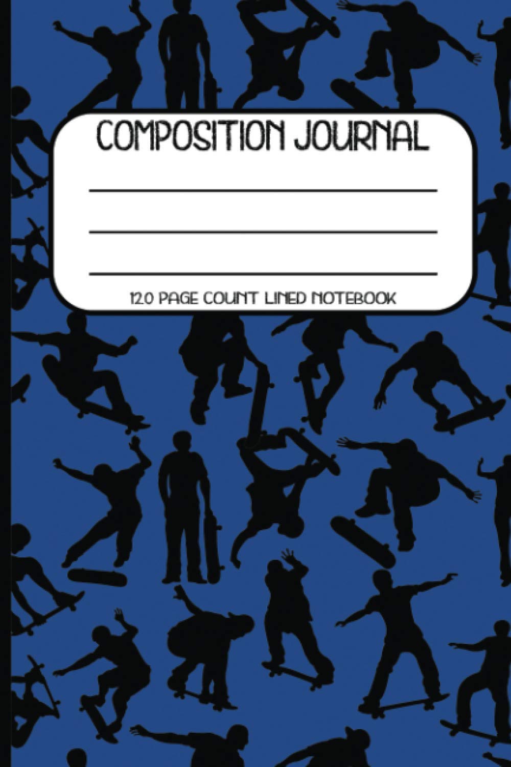 Composition Book: Skateboard Journal and Notepad for Girls and Boys; Wide Ruled With 105 Sheets 6x9