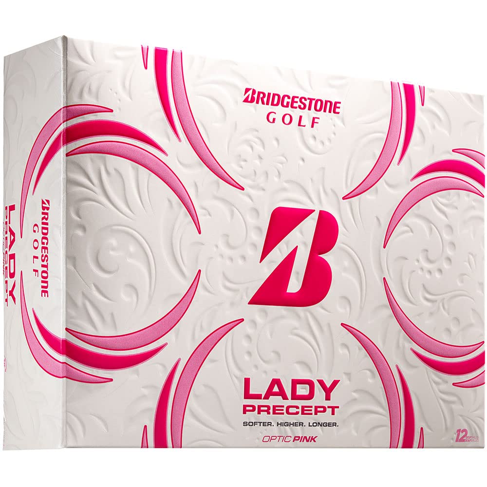 Bridgestone Golf Unisex Yetişkin Pembe 2021 Lady Precept, 12'li Paket
