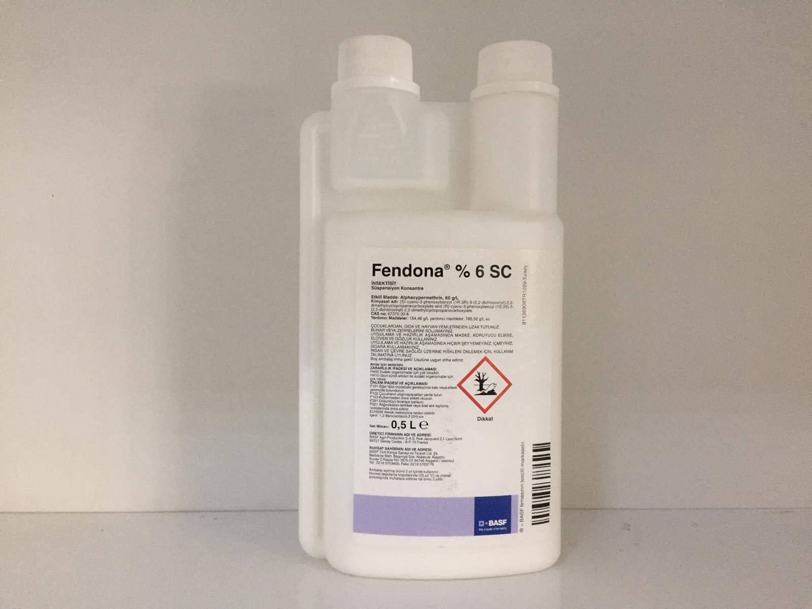 Basf Fendona 6 SC Genel Amaçlı Haşere İlacı (500 ml) [Hamamböceği & Tahtakurtları & Çiyanlar İçin Tavsiye Edilir]