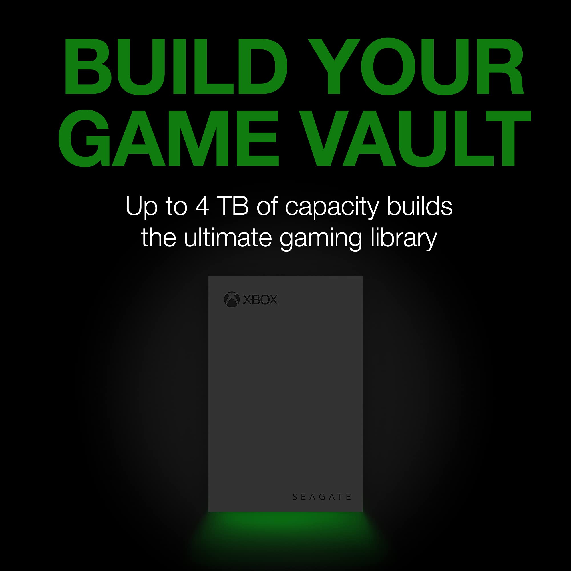 Seagate Game Drive for Xbox, 2 TB, Taşınabilir Harici HDD Sabit Sürücü, USB 3.0, Xbox One İçin Tasarlandı, 2 Yıl Rescue Services (STKX2000400)