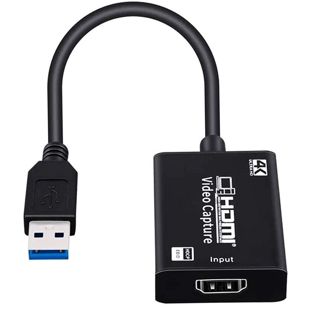 Coverzone 1080P 30Hz USB Video capture Taşınabilir USB Yakalama Kartı Oyun Yakalama Adaptörü Gerçek Zamanlı Canlı Akış Senkronizasyon Çıkışı Ses ve Video GÖRÜNTÜ AKTARIMI İÇİN KULLANILMAZ