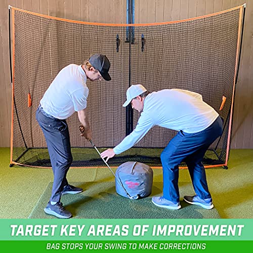 GoSports Golf Salıncak Çantası, Darbe Pozisyonu Eğitmeni - Master Uygun Kulüp ve Darbede El Pozisyonu, Tüm Beceri Seviyeleri için Harika, Mavi