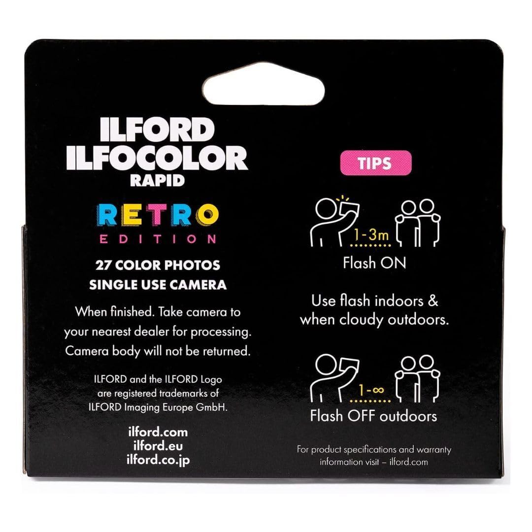 Ilford Ilfocolor Rapid Retro Siyah 27 Çekim